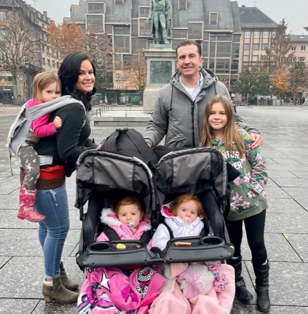 couple with children