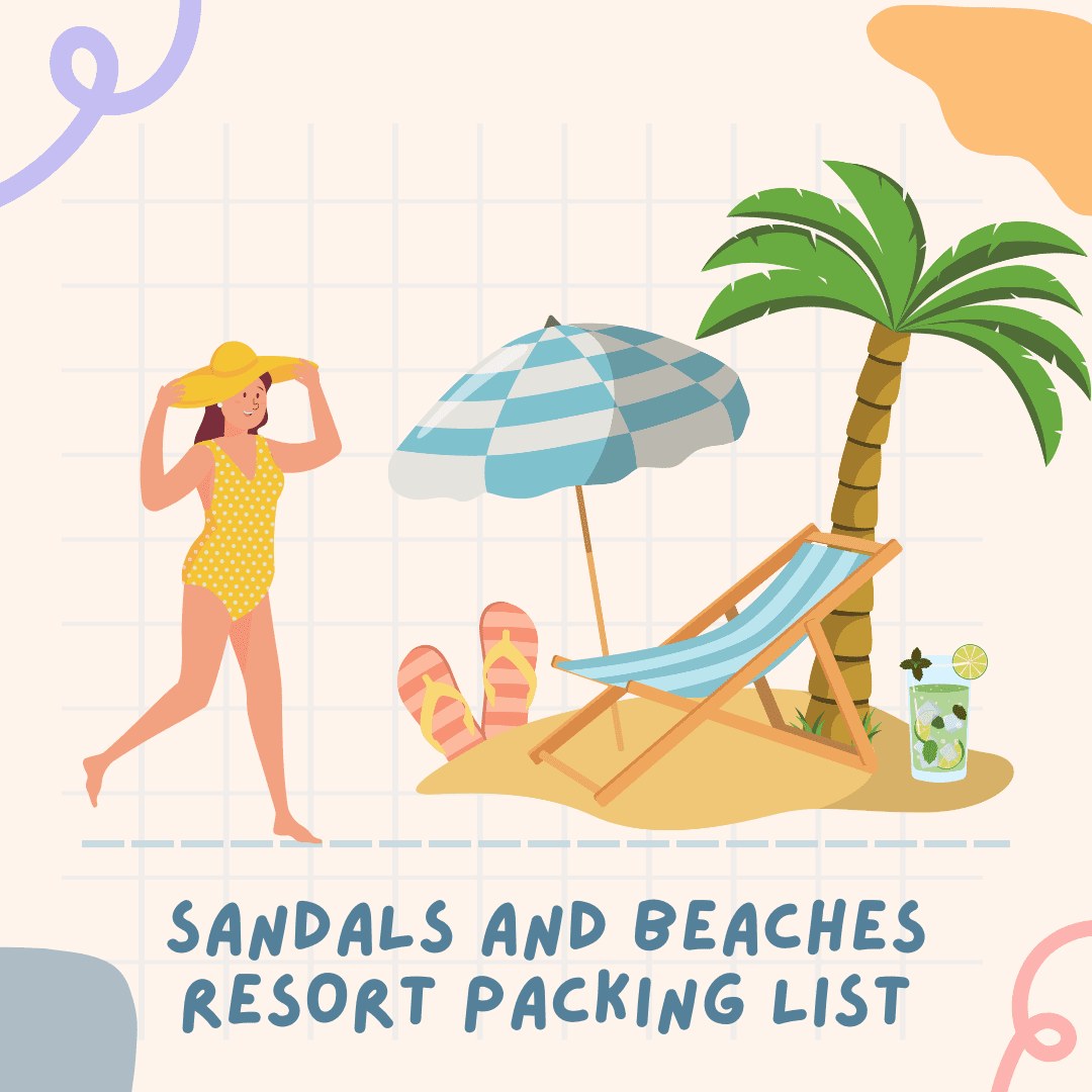 what to pack for sandals vacation