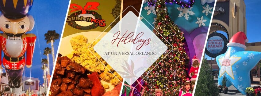 Plan christmas at Universal orlando